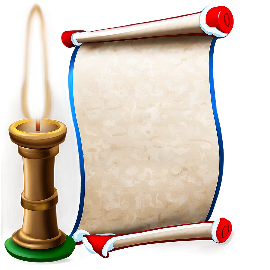 Blank Christmas Wish Scroll Png Qnx