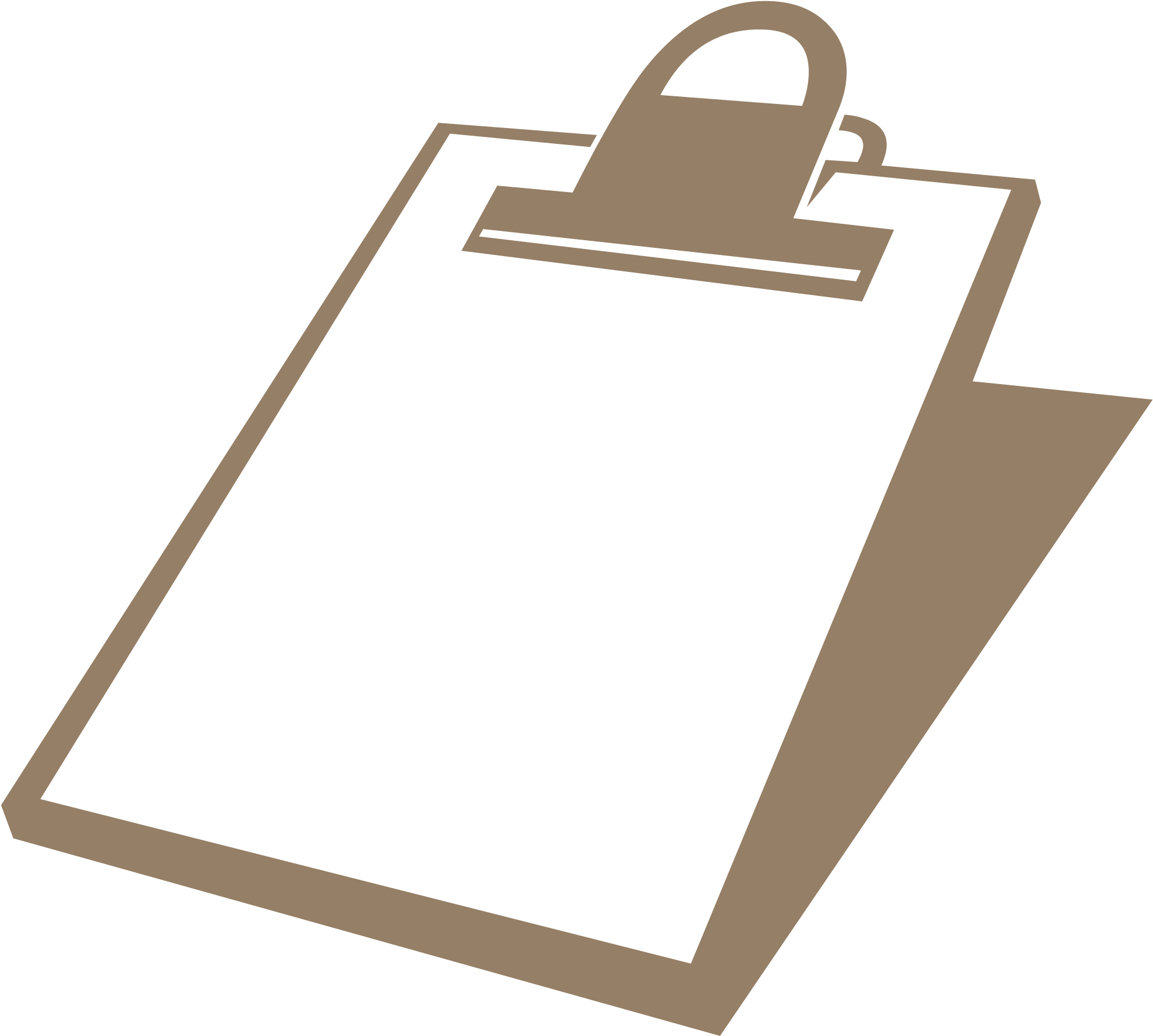 Blank Clipboard Vector Illustration