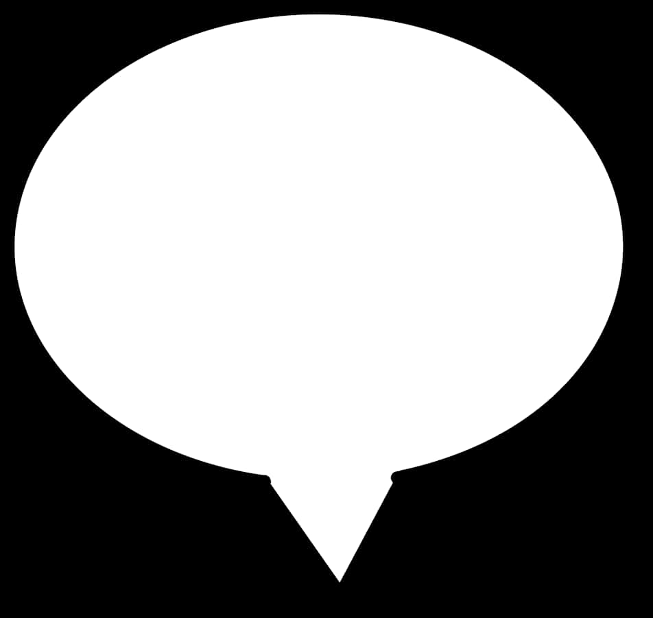 Blank Comic Speech Bubble