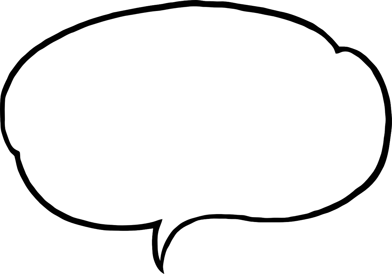 Blank Comic Speech Bubble