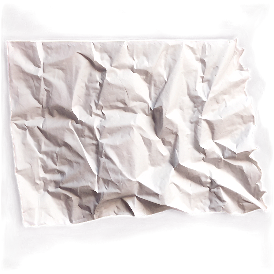 Blank Crumpled Paper Png 05242024