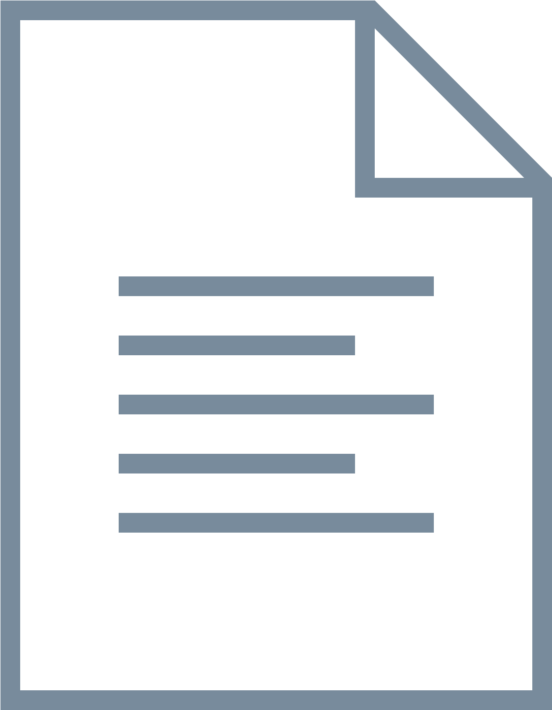 Blank Document Icon