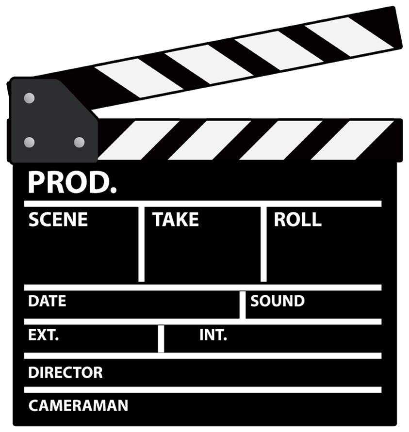 Blank Film Clapperboard