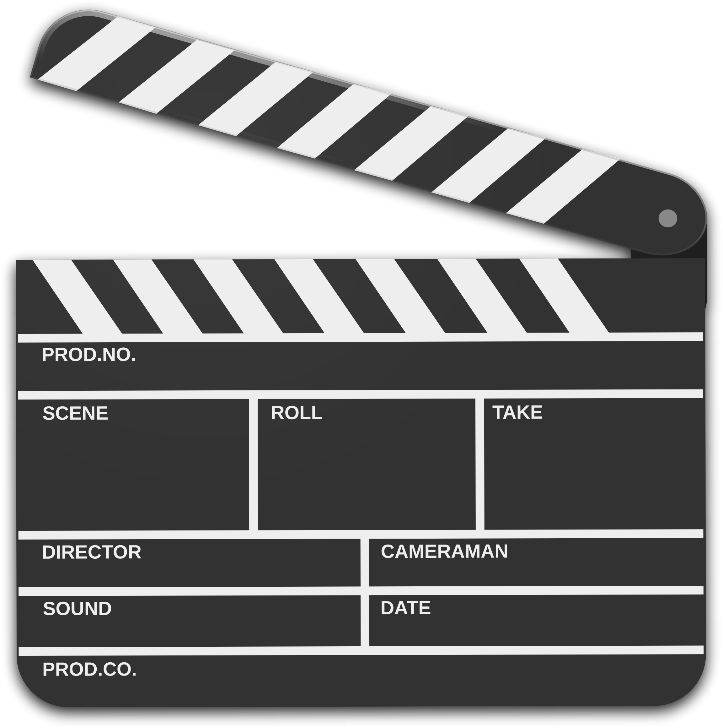 Blank Film Clapperboard