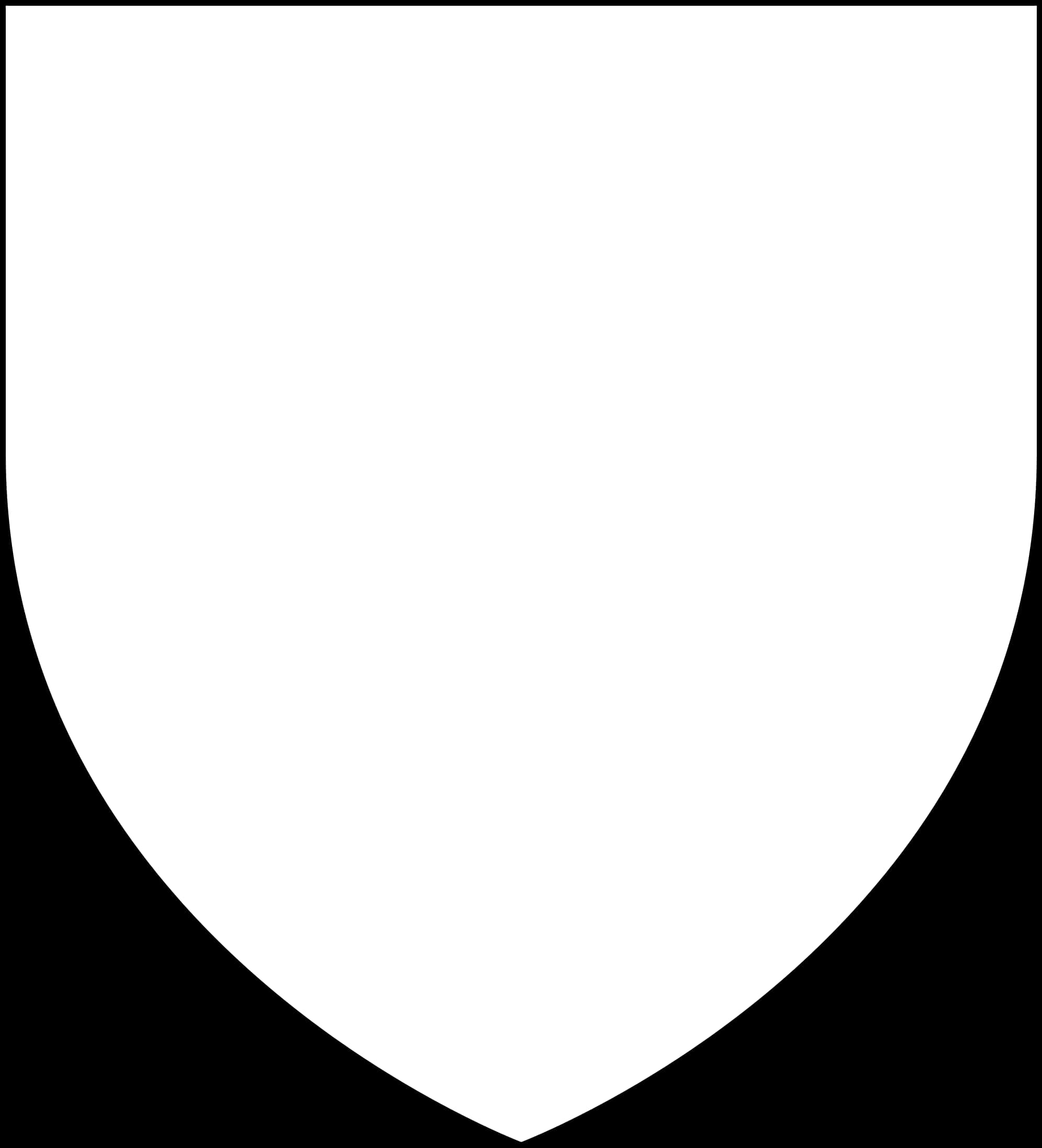 Blank Heraldic Shield Outline