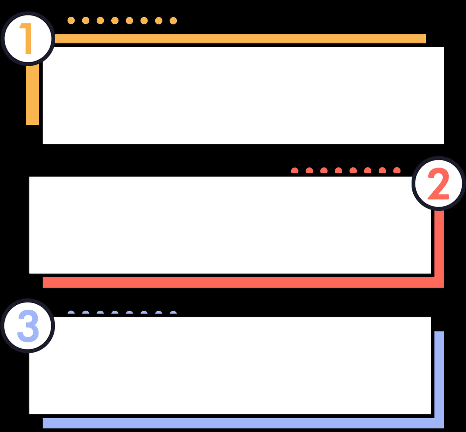 Blank Infographic Template Design