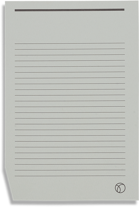 Blank Lined Notebook Paper