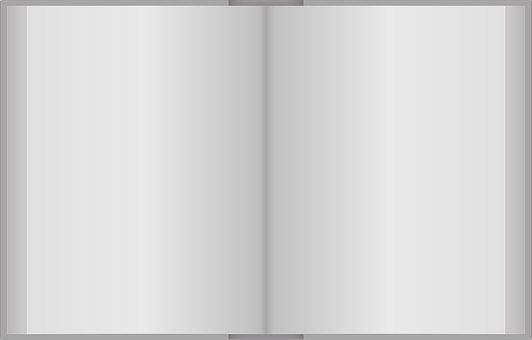 Blank Open Book Mockup