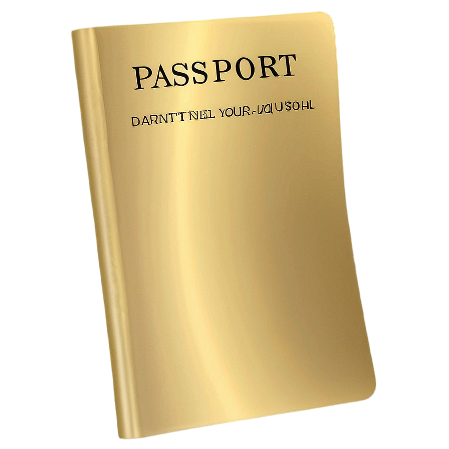 Blank Passport Template Png 29