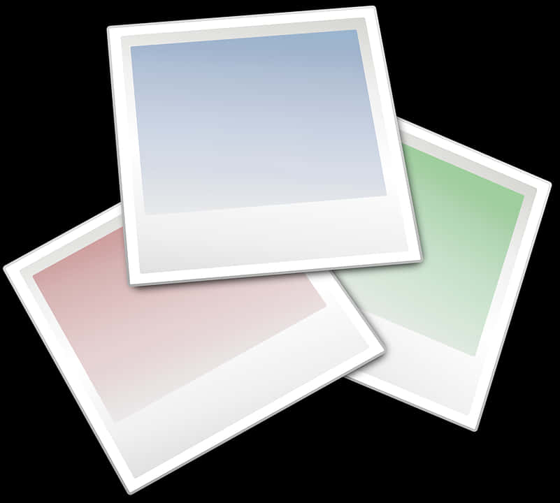 Blank Polaroid Frames