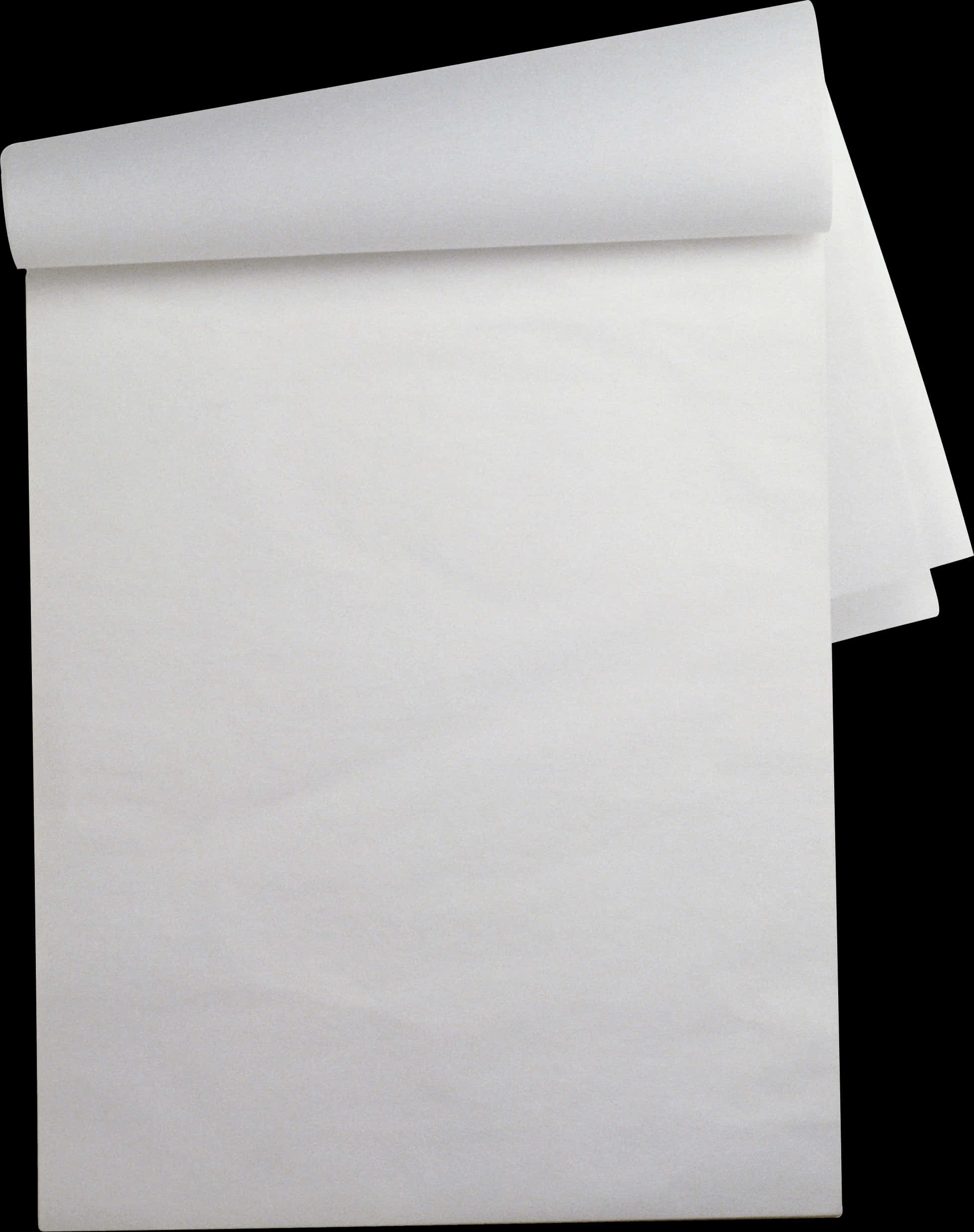 Blank Rolled Paper Sheet