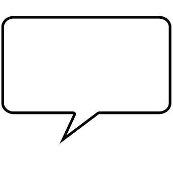 Blank Speech Bubble Icon