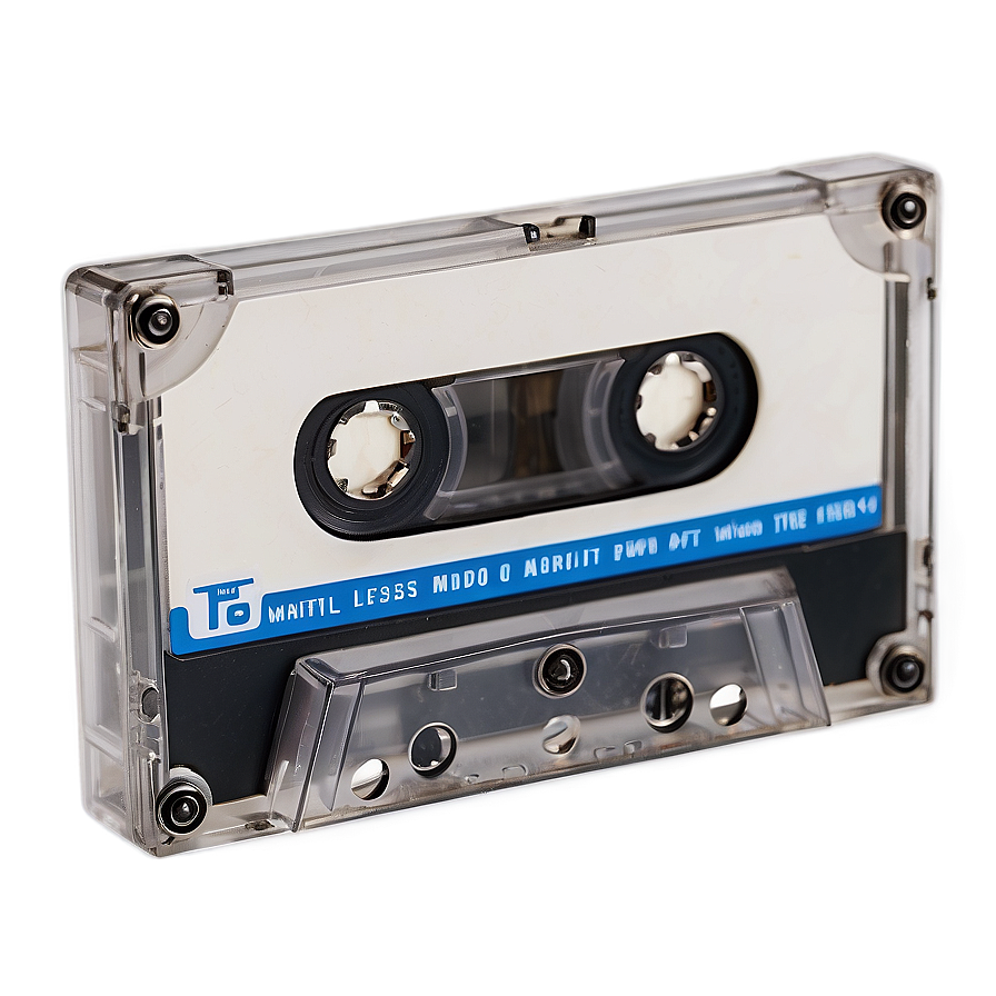 Blank White Cassette Tape Png Kns63