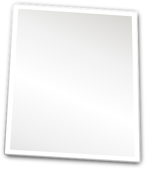 Blank White Paper Sheet