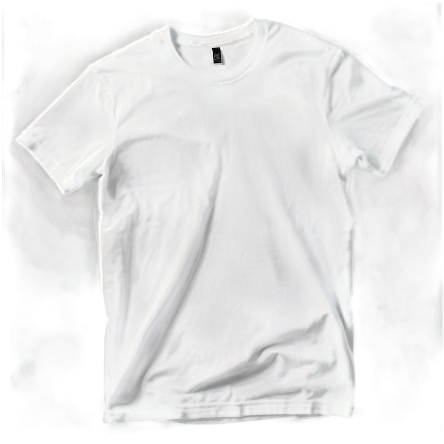 Blank White T-shirt Design Mockup Png 06132024