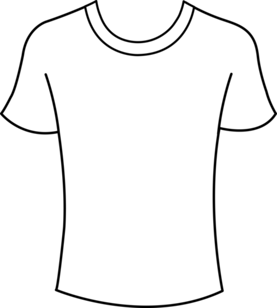 Blank White T Shirt Template