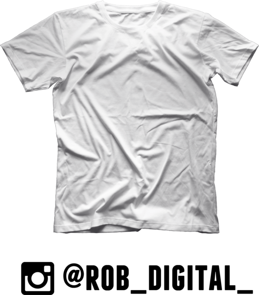 Blank White T Shirt Template