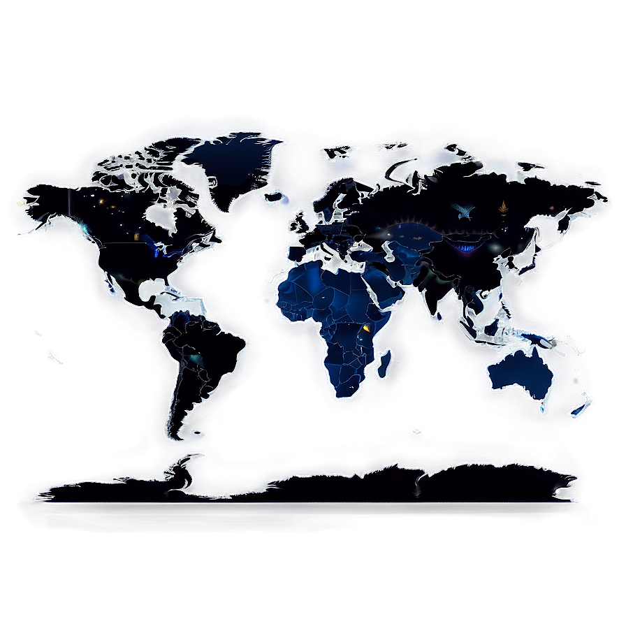 Blank World Map Vector Png 83