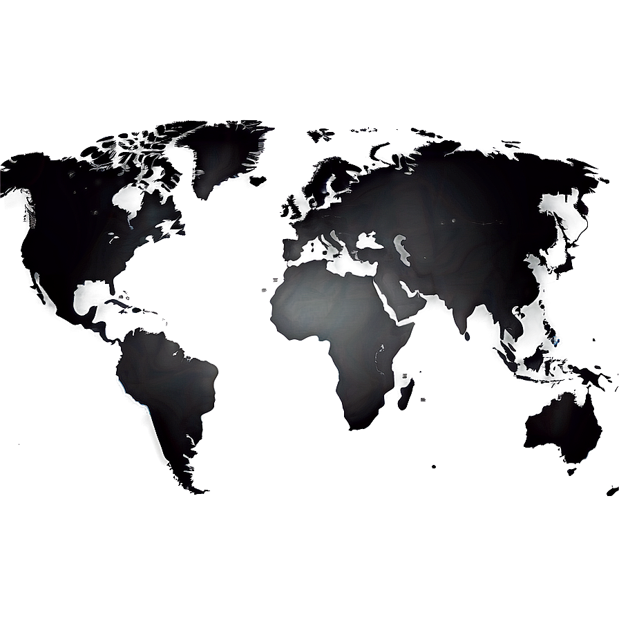 Blank World Map Vector Png 90