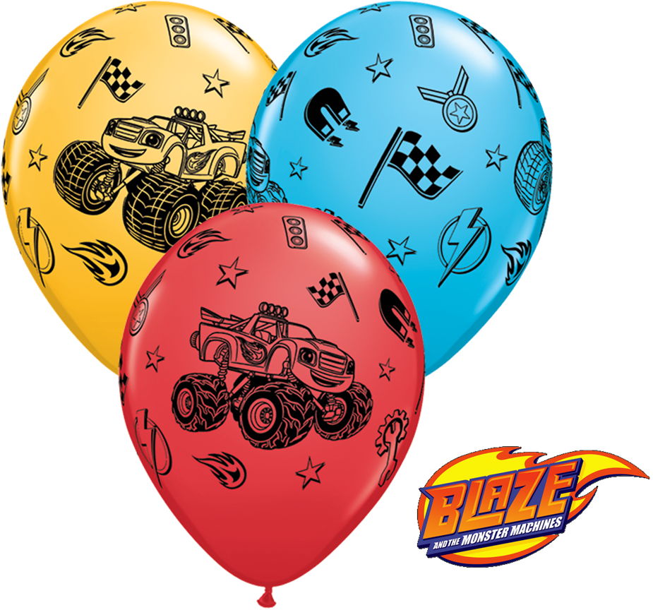 Blaze Monster Machines Balloons