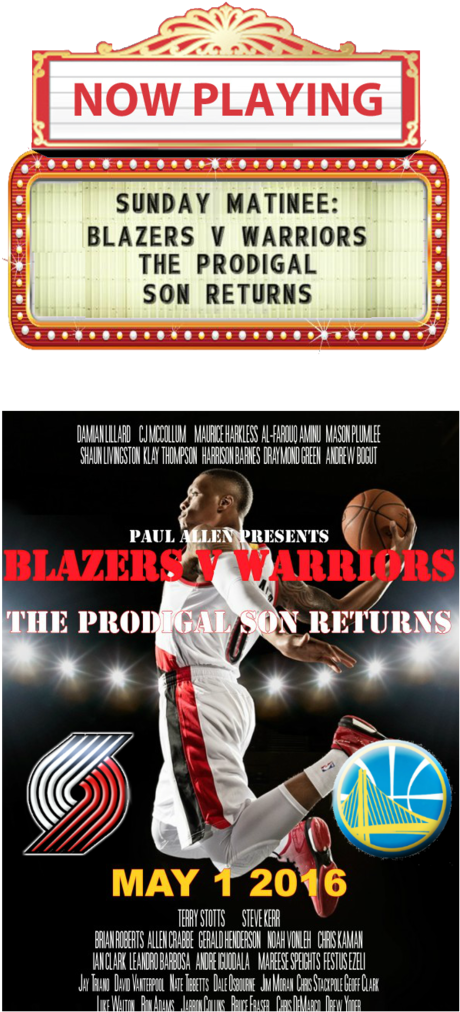 Blazersvs Warriors Game Promo2016