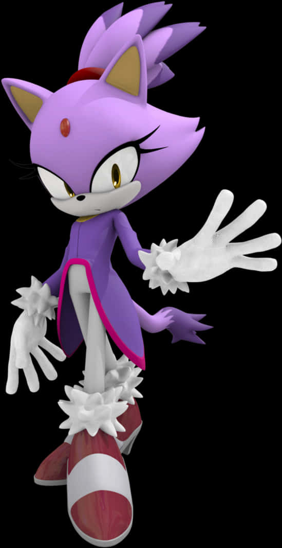 Blazethe Cat Sonic Character