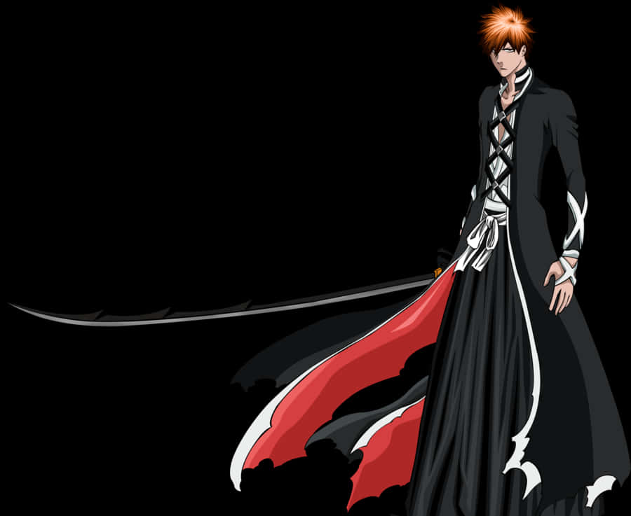 Bleach_ Ichigo_ Kurosaki_ Bankai_ Form