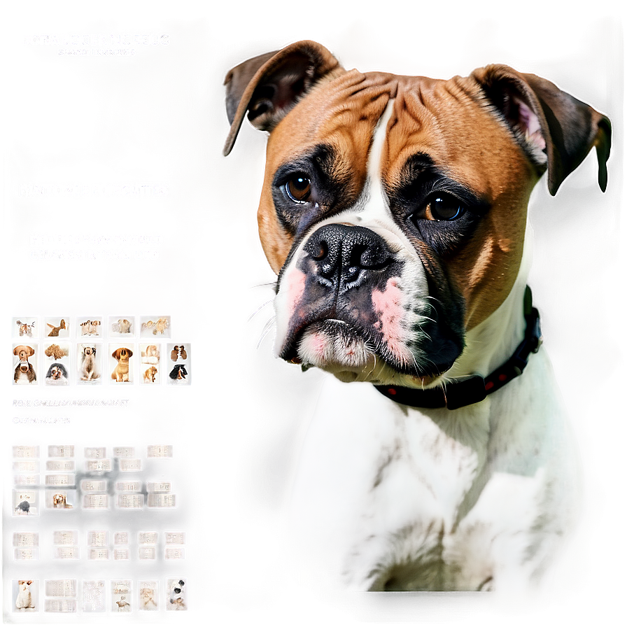 Bleak Boxer Dog Png 57