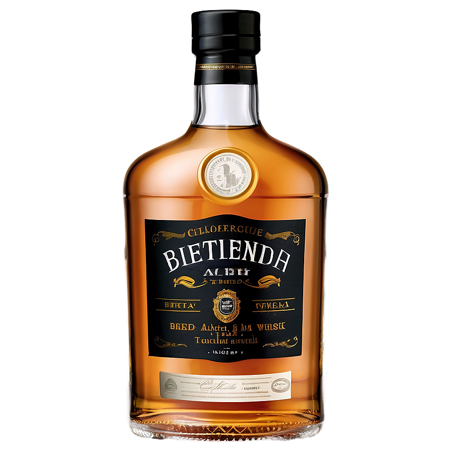 Blended Whisky Bottle Png Usy62