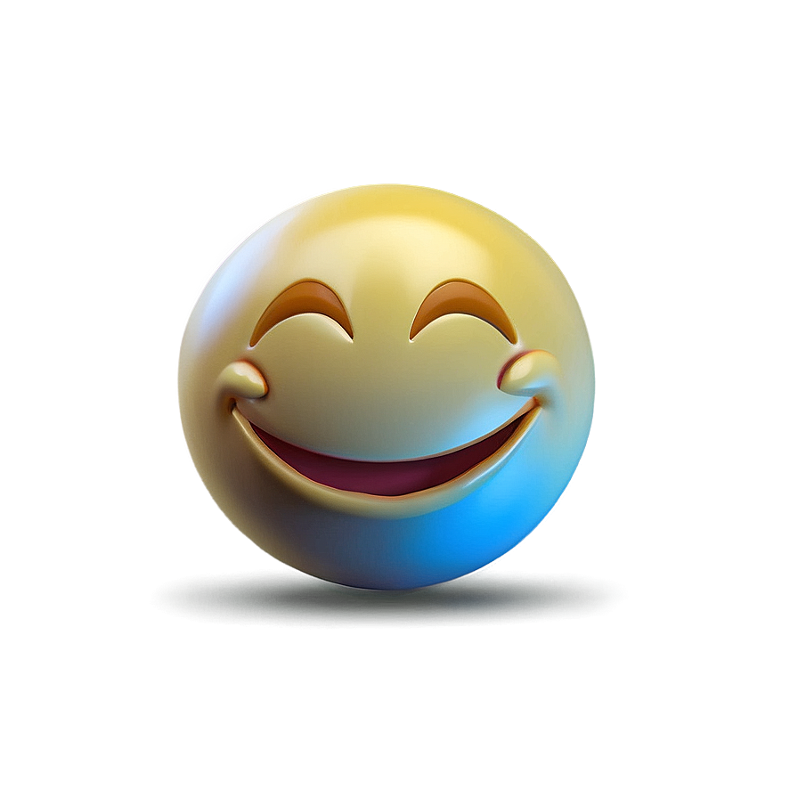 Blissful Smile Emoji Png 42