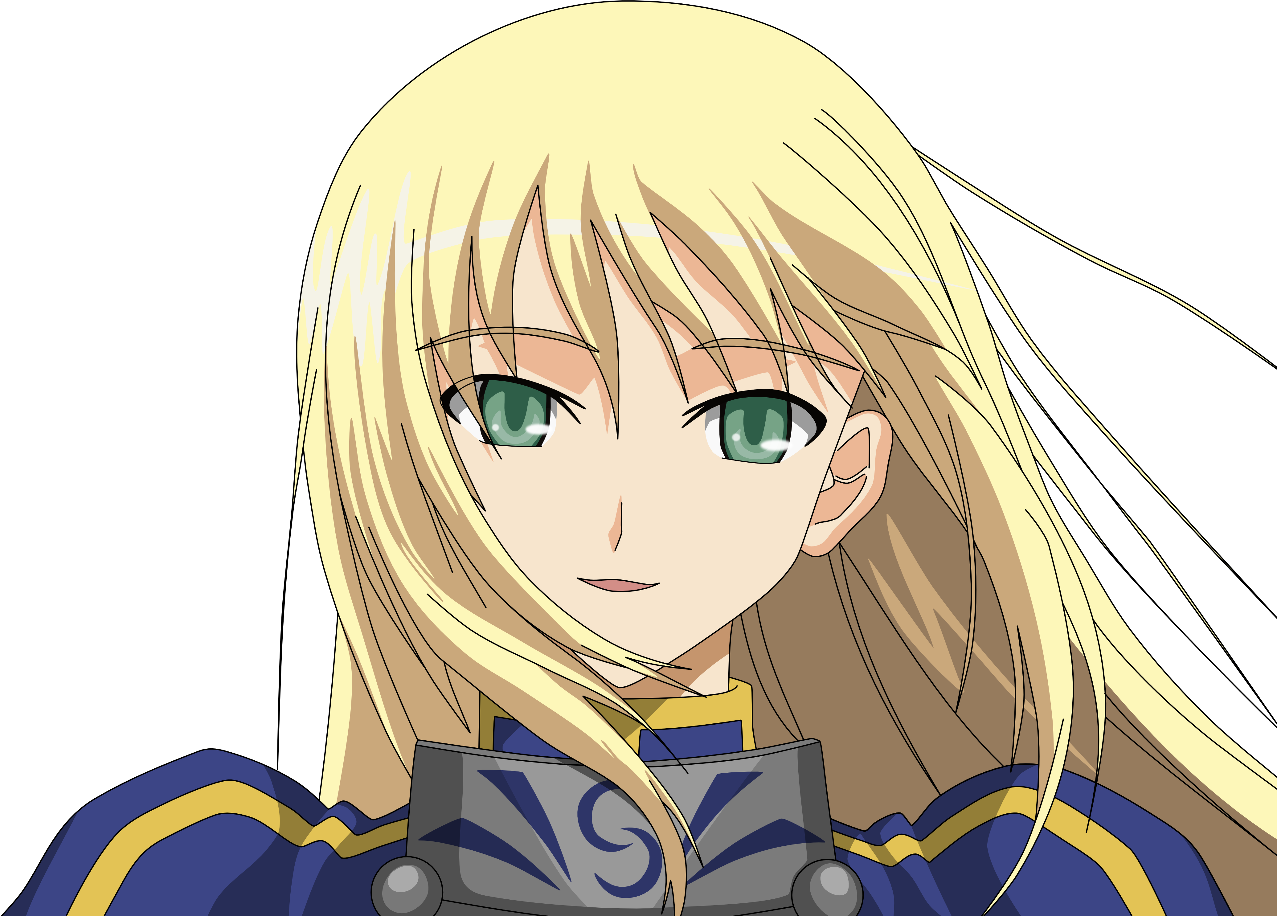 Blonde Anime Character Saber