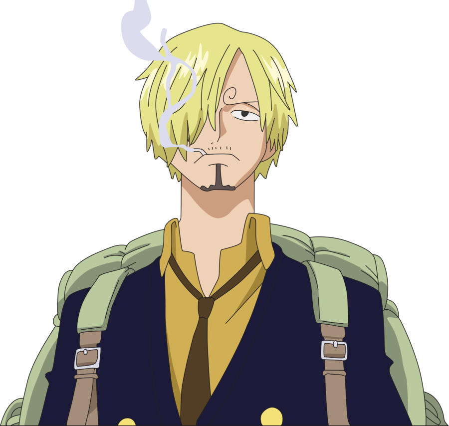 Blonde Anime Character Smoking Sanji One Piece