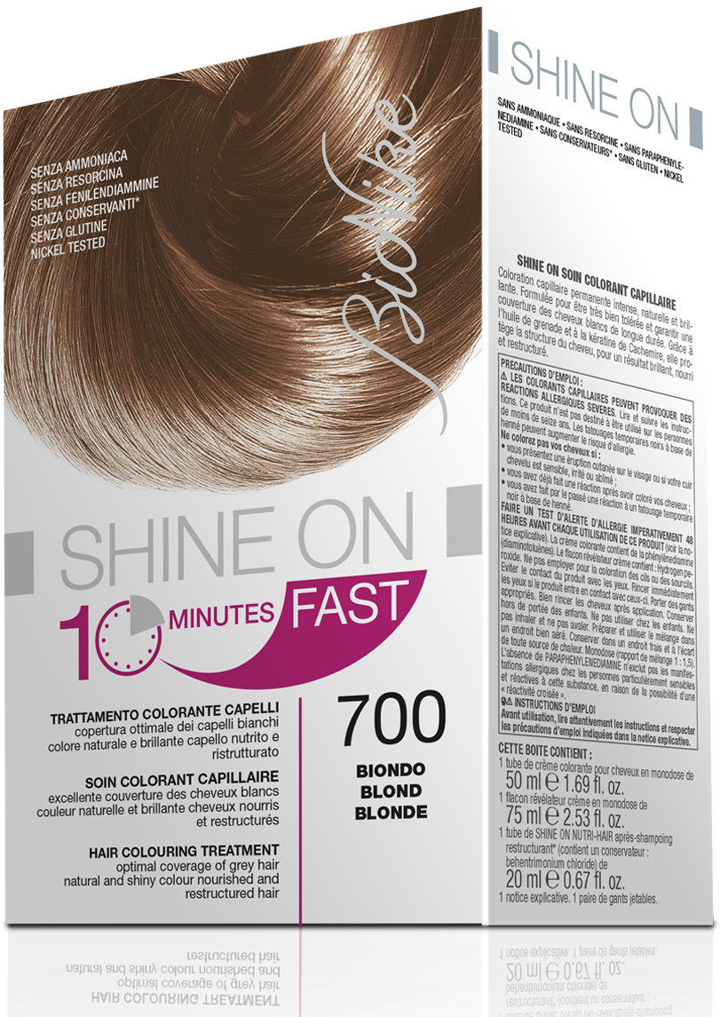 Blonde Hair Color Product Packaging