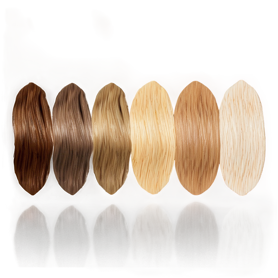 Blonde Hair Color Swatches Png 05252024