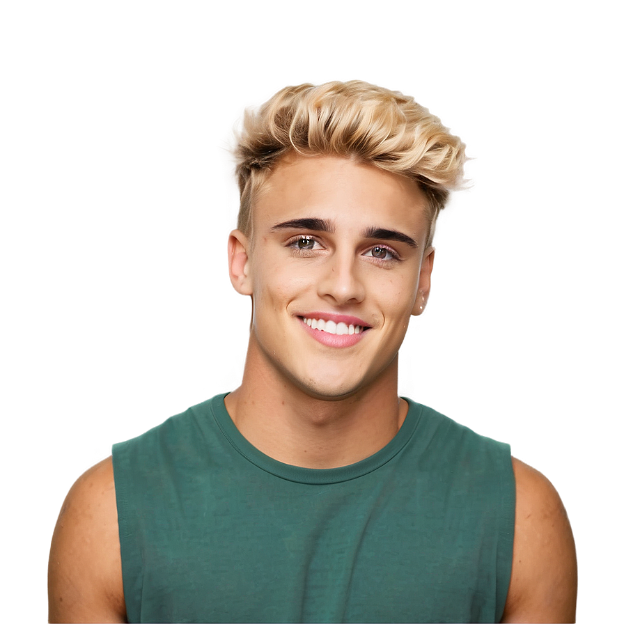 Blonde Haired Man Smiling