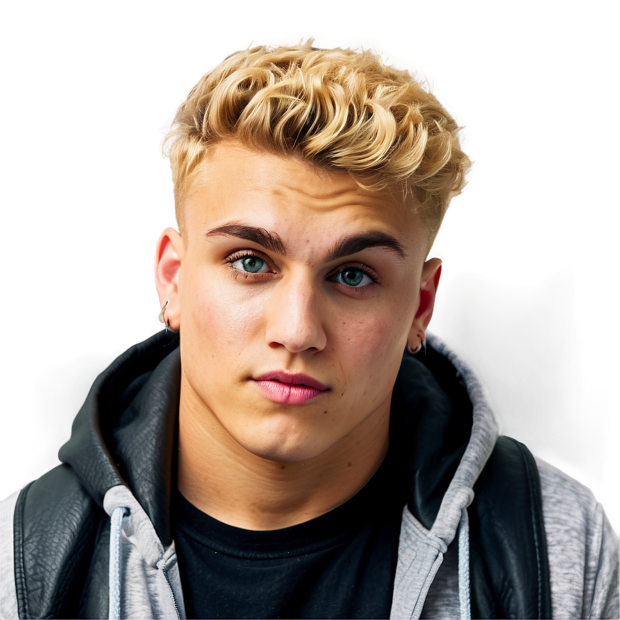 Blonde Haired Young Man Portrait