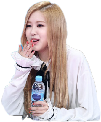 Blonde Kpop Star With Water Bottle