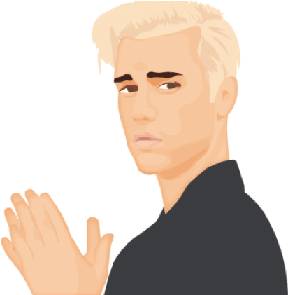 Blonde Man Gesture Illustration