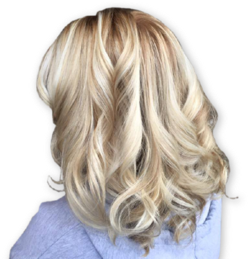 Blonde Wavy Hair Style