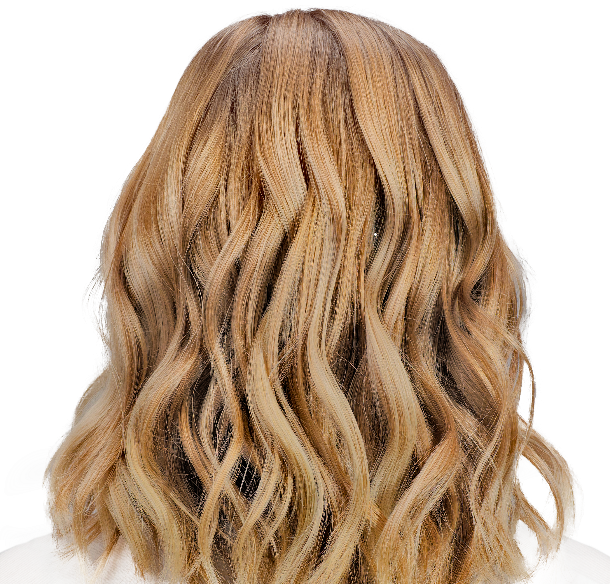 Blonde Wavy Hair Texture