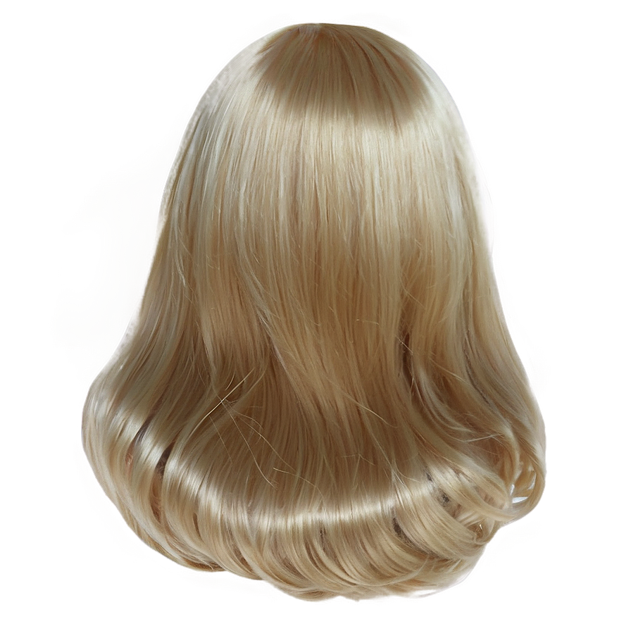 Blonde Wig Png 05252024