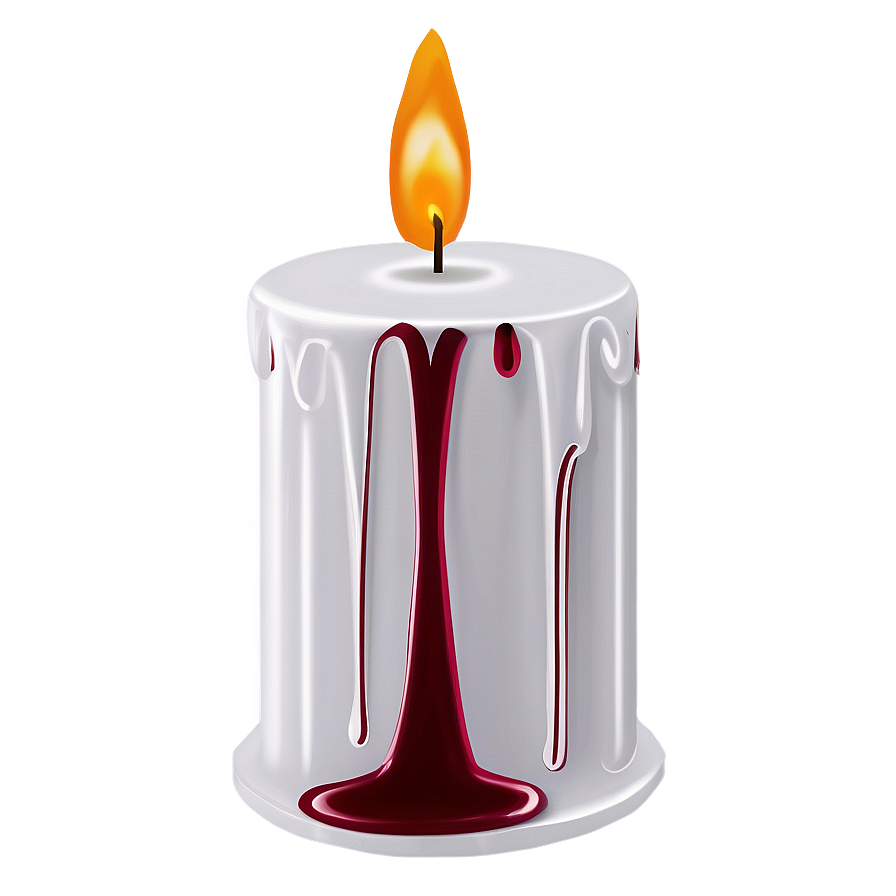 Blood Dripping Candle Png Vys49
