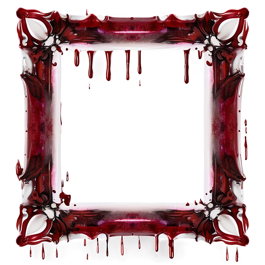 Blood Dripping Frame Png 05252024