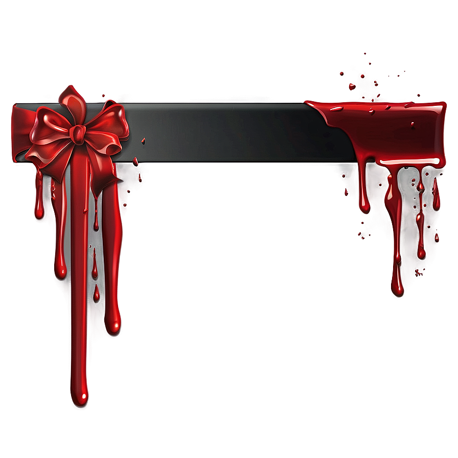 Blood Dripping Ribbon Png 2