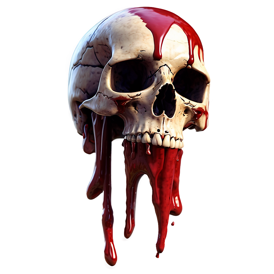 Blood Dripping Skull Png Ixe