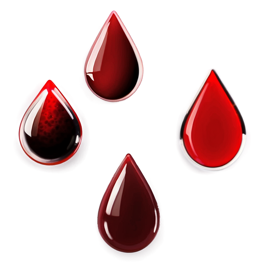 Blood Drop On Surface Png 39