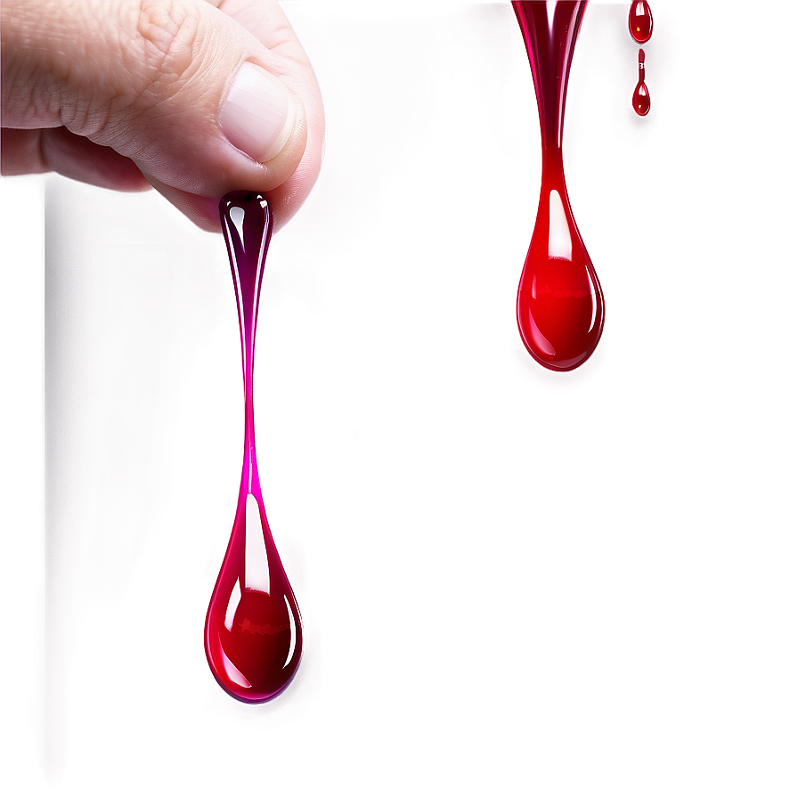 Blood Drop On White Png 13
