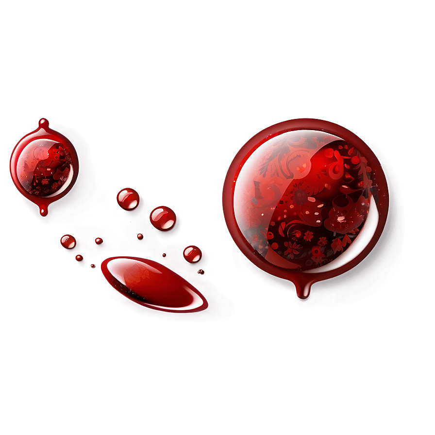 Blood Drop On White Png 59