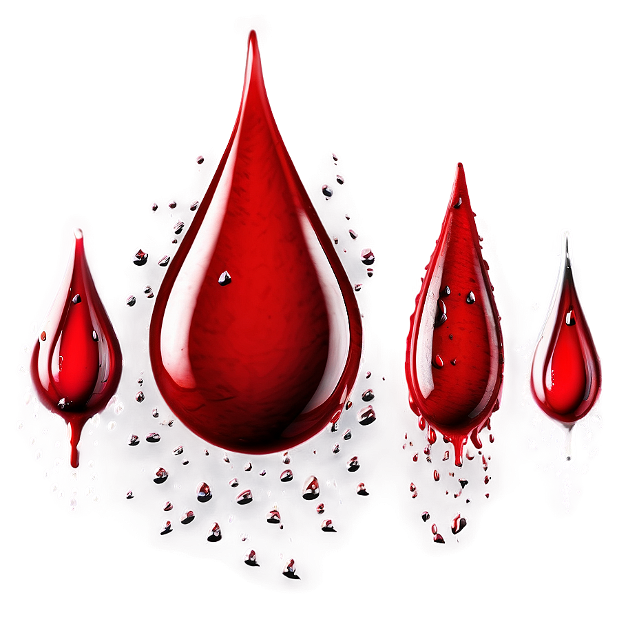Blood Drop Splash Png 34