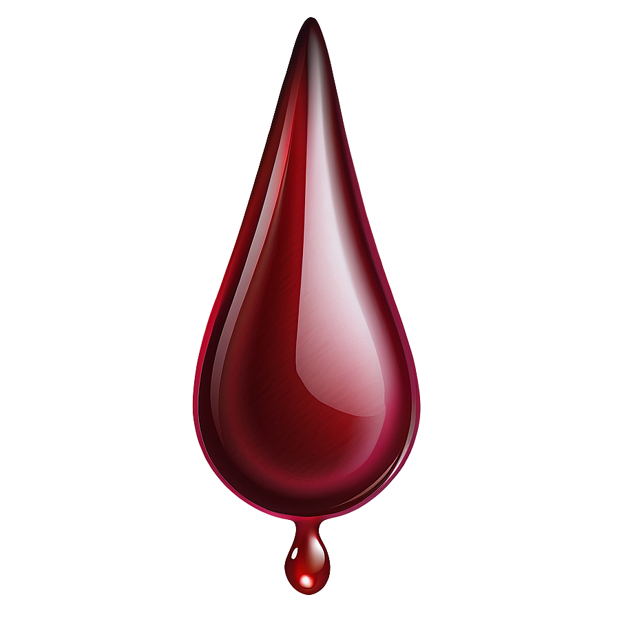 Blood Drop With Gradient Png 43